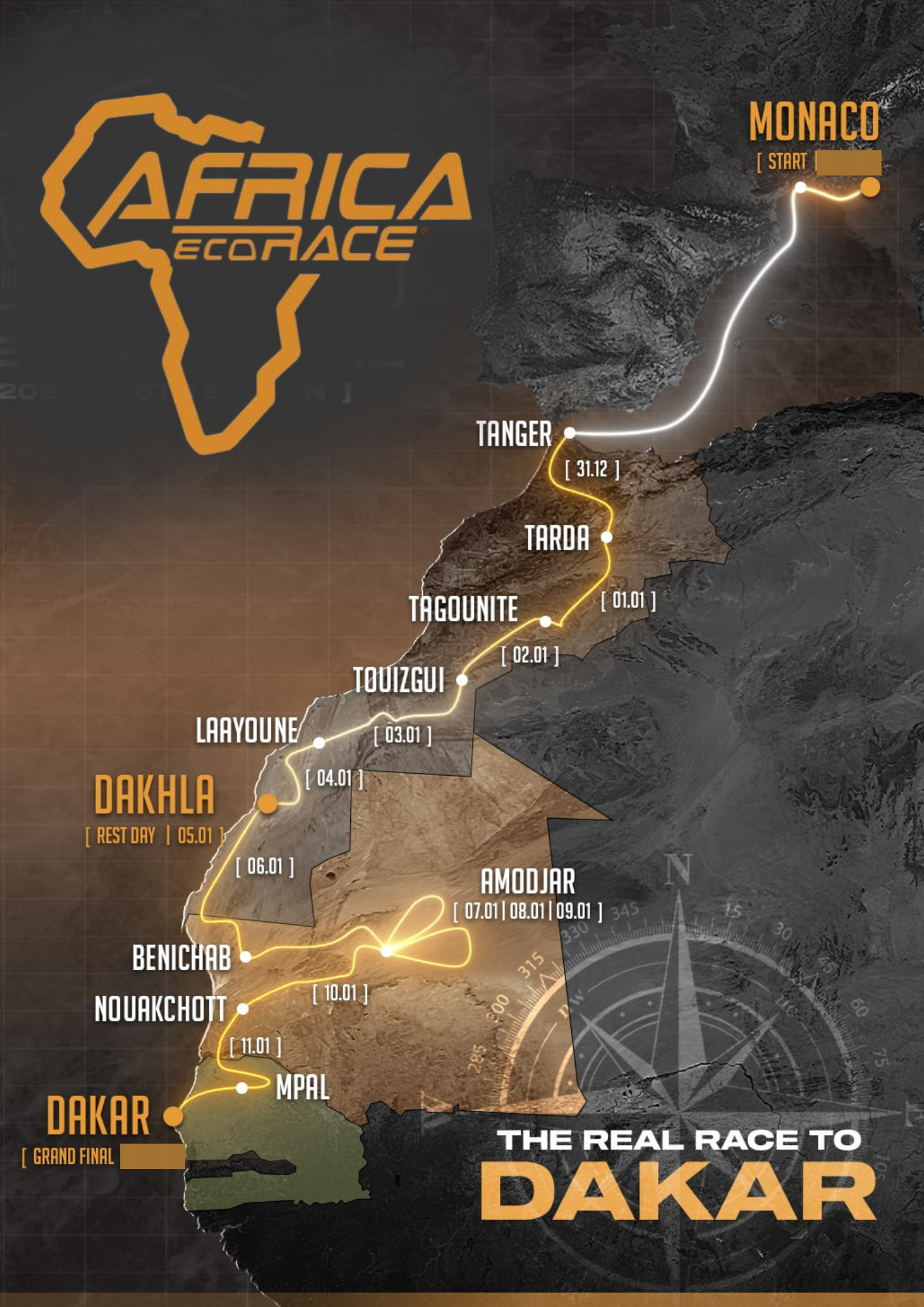 Africa Eco Race illustration