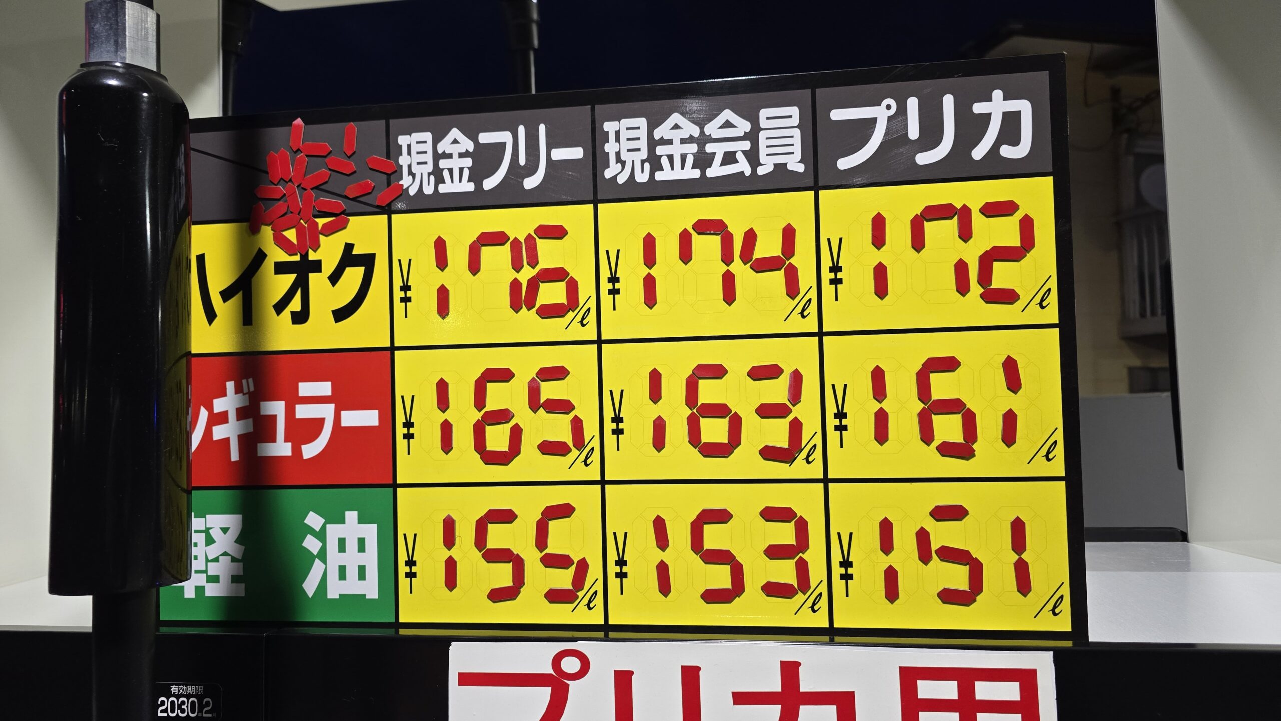 Fuel price Japan