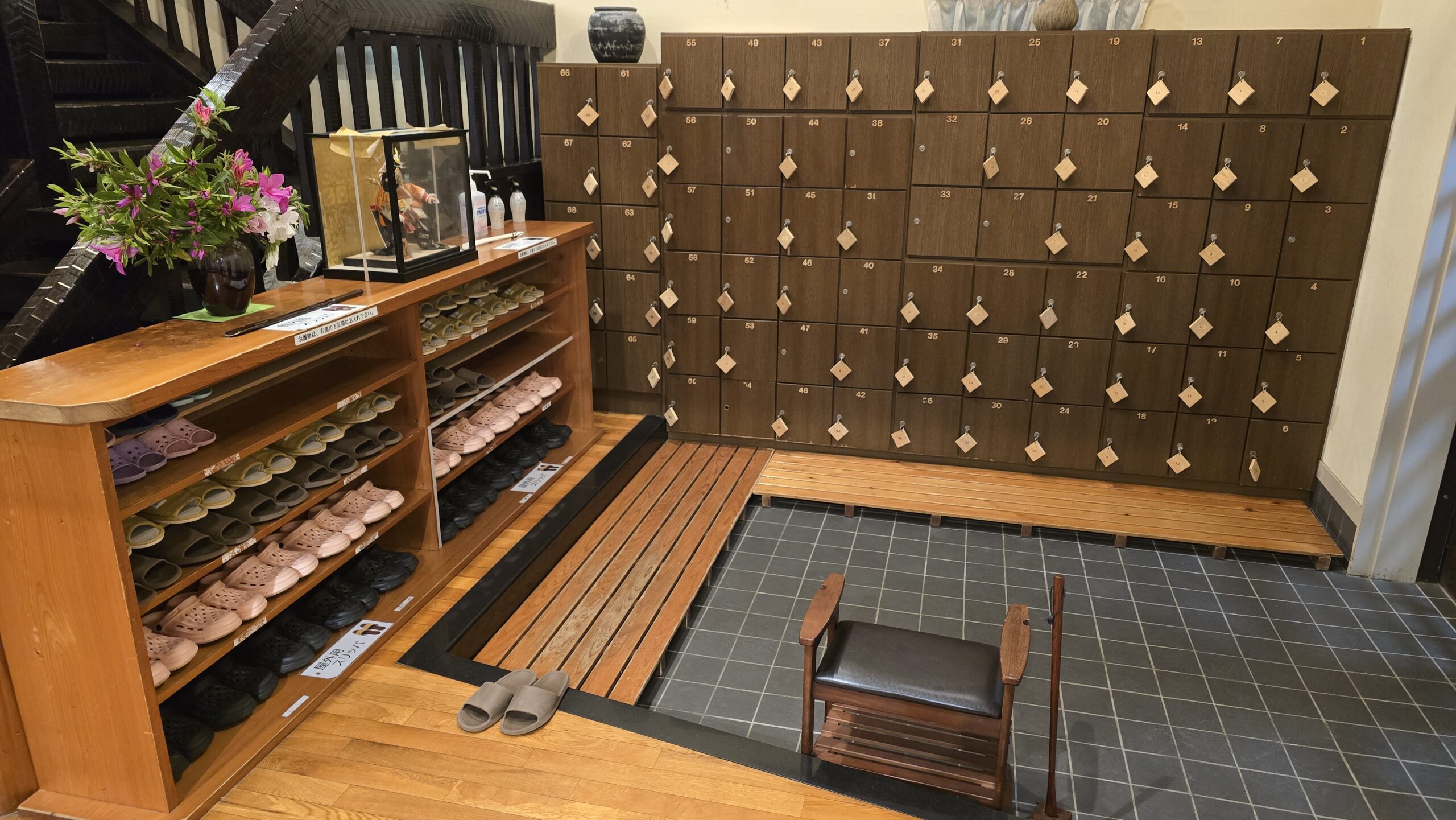 Shoes at the door – Japanese accommodation